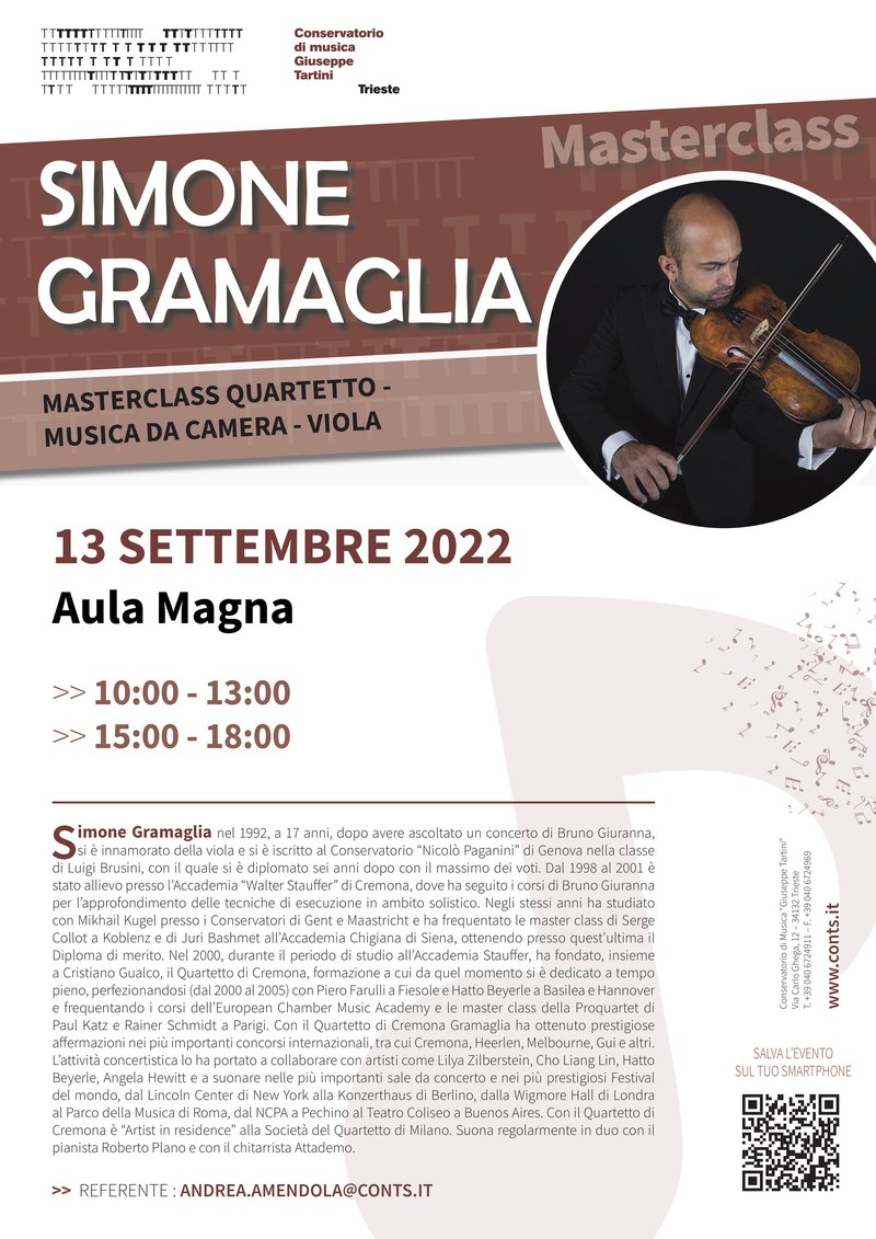Masterclass Simone Gramaglia